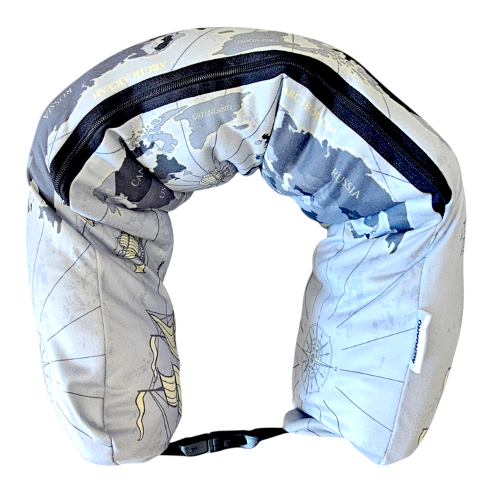 5% OFF - CUELLO GUARDA ROPA  - MAPA GRIS